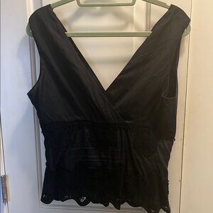 Elegant Black Sleeveless Top
